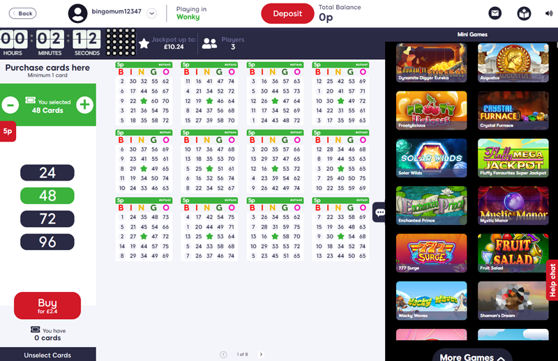 bingo game