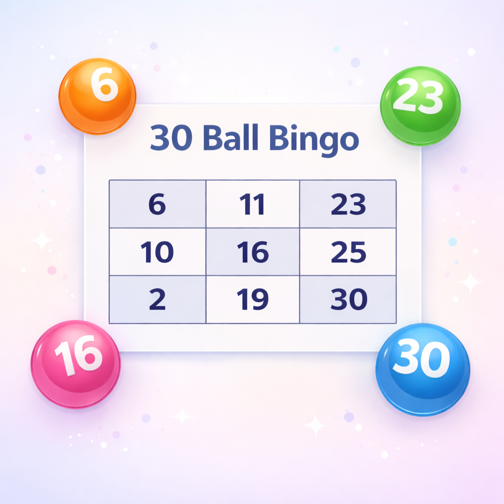 30 ball bingo guide